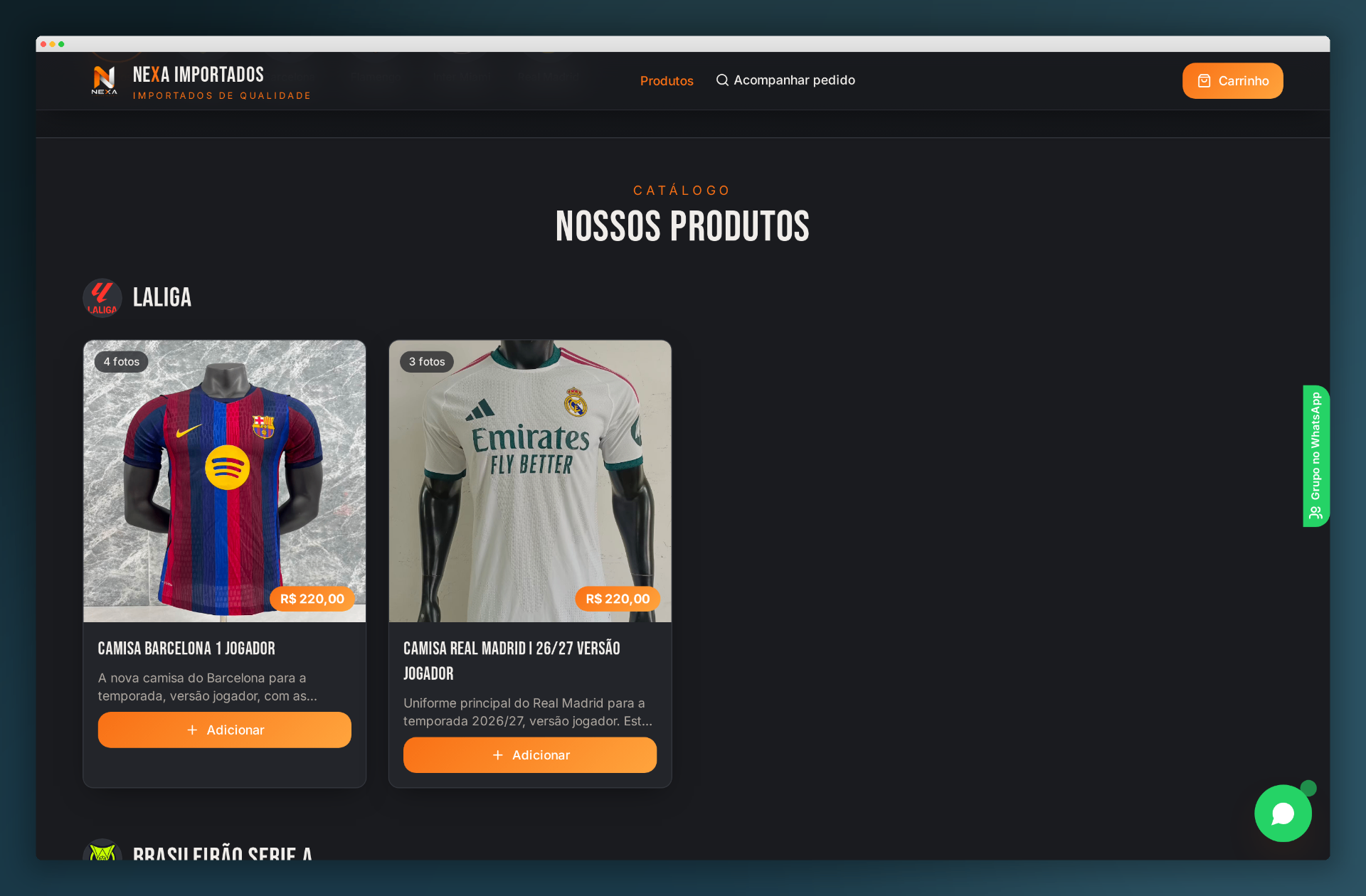 Nexa Importados — catálogo